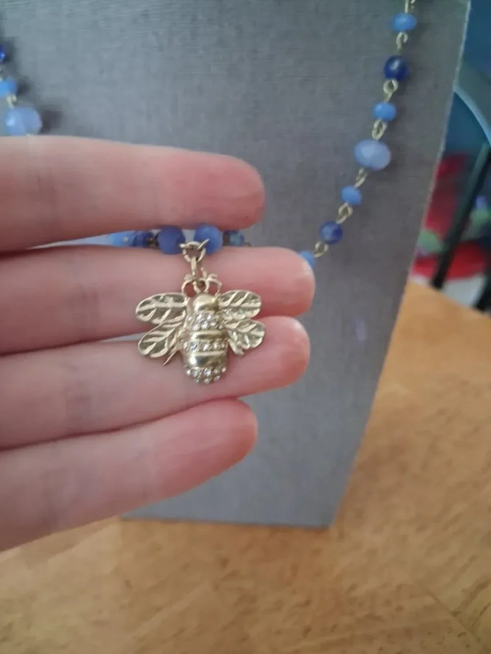 30 inch Chico's Bee necklace